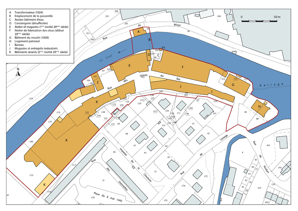 Plan-masse et de situation. Extrait du plan cadastral, 2016, section AS.