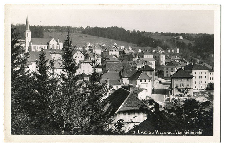 13. Lac ou Villers - Vue générale [depuis le sud], 2e quart 20e siècle.