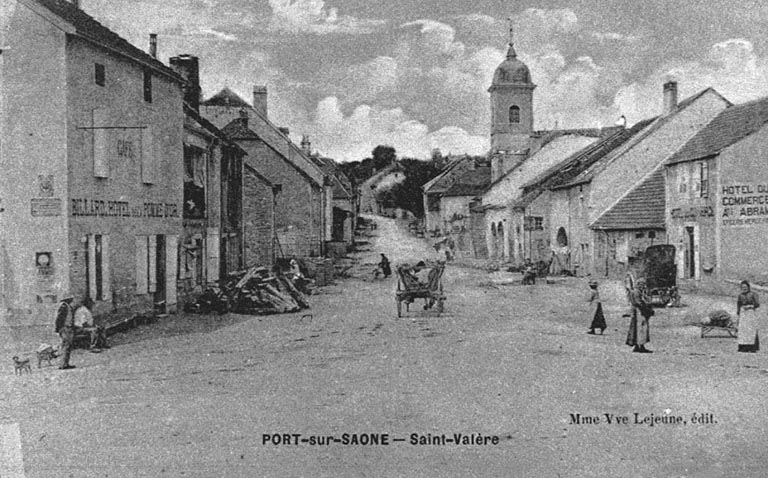 Saint-Valère, carte postale.
