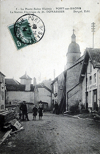La rue de la Barque, actuelle rue Jean Bogé, carte postale.