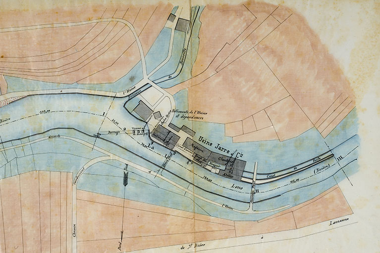[Plan de l'usine Jarre et Cie], 1887.