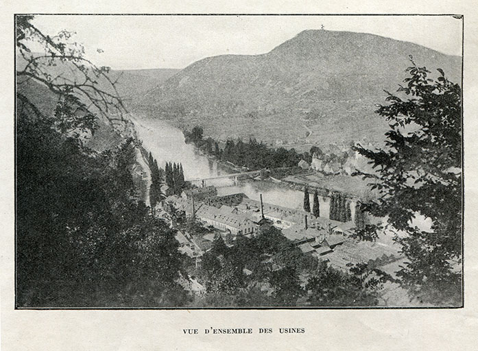 Vue d'ensemble des usines, photogr., s.d. [1923].