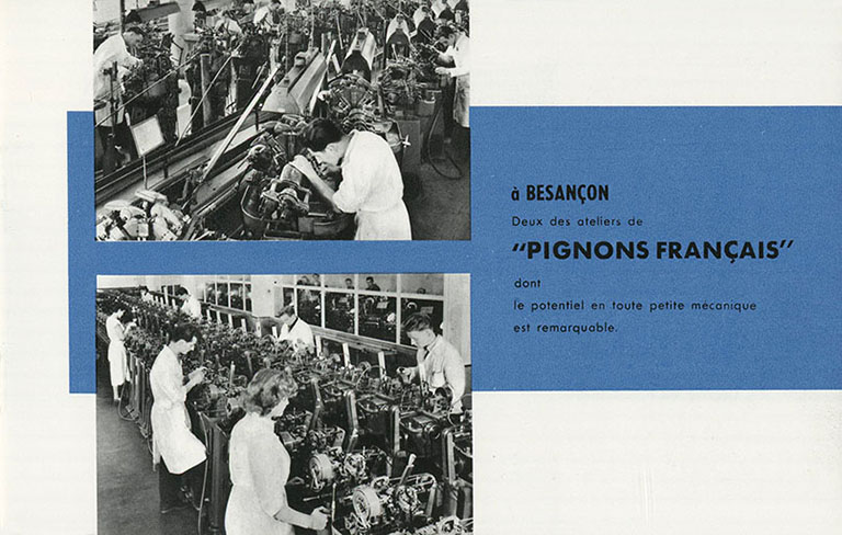 Ateliers de la société des Pignons Français, photogr., 1956.