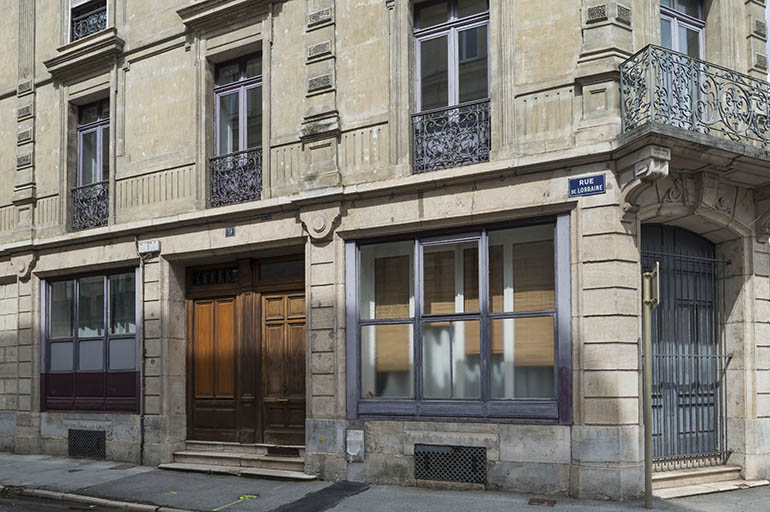 immeuble et atelier d'horlogerie Bossy (9 rue de Lorraine).