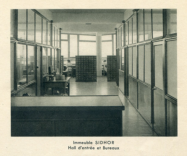 [Hall d'entrée et bureaux], 1950.