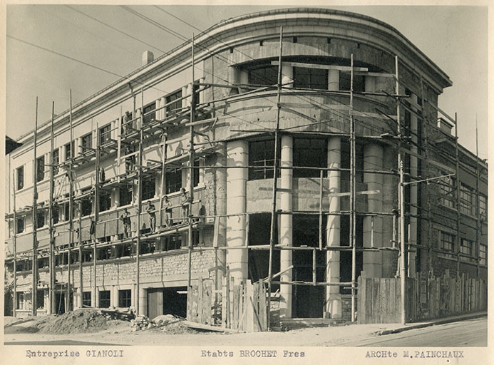 Construction de l'usine Brochet Frères, s.d. [1946 ?].