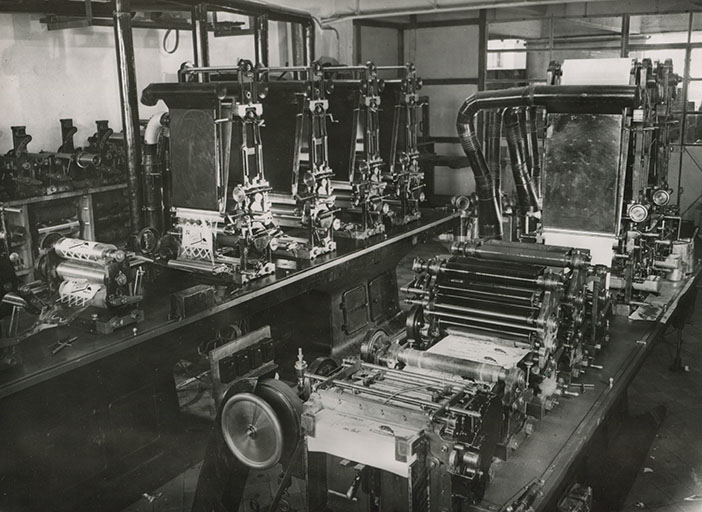 Atelier d'imprimerie, s.d. [vers 1960].