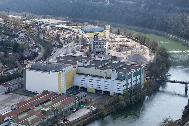 Etat début 2019. Vue plongeante depuis le nord-ouest.