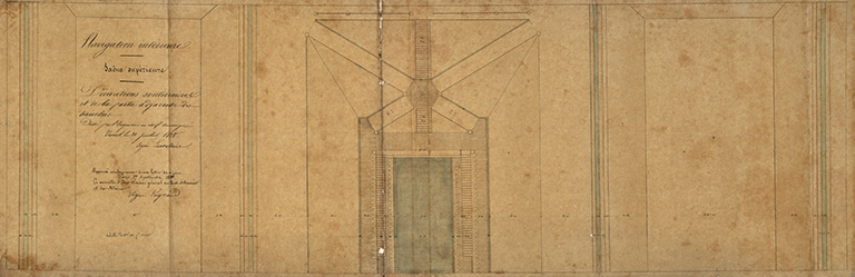 Navigation intérieure, Saône supérieure - Dérivations souterraines et de la partie adjacente des tranchées (1838). 
