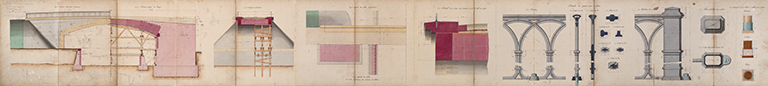 Amélioration du cours de la Saône entre Port-sur-Saône, construction de la dérivation de Port-sur-Saône : pont sur la dérivation (1876).
