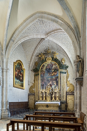 Tableau : l'Assomption et le Couronnement de la Vierge (Poligny, collégiale Saint-Hyppolite).