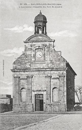 Salins-les-Bains (Jura). L'ancienne chapelle du fort Saint-André. S.d.[1ère moitié 20e siècle].