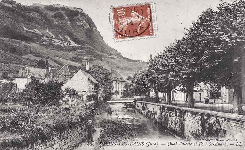 Salins-les-Bains (Jura). Intérieur du fort Saint-André. S.d.