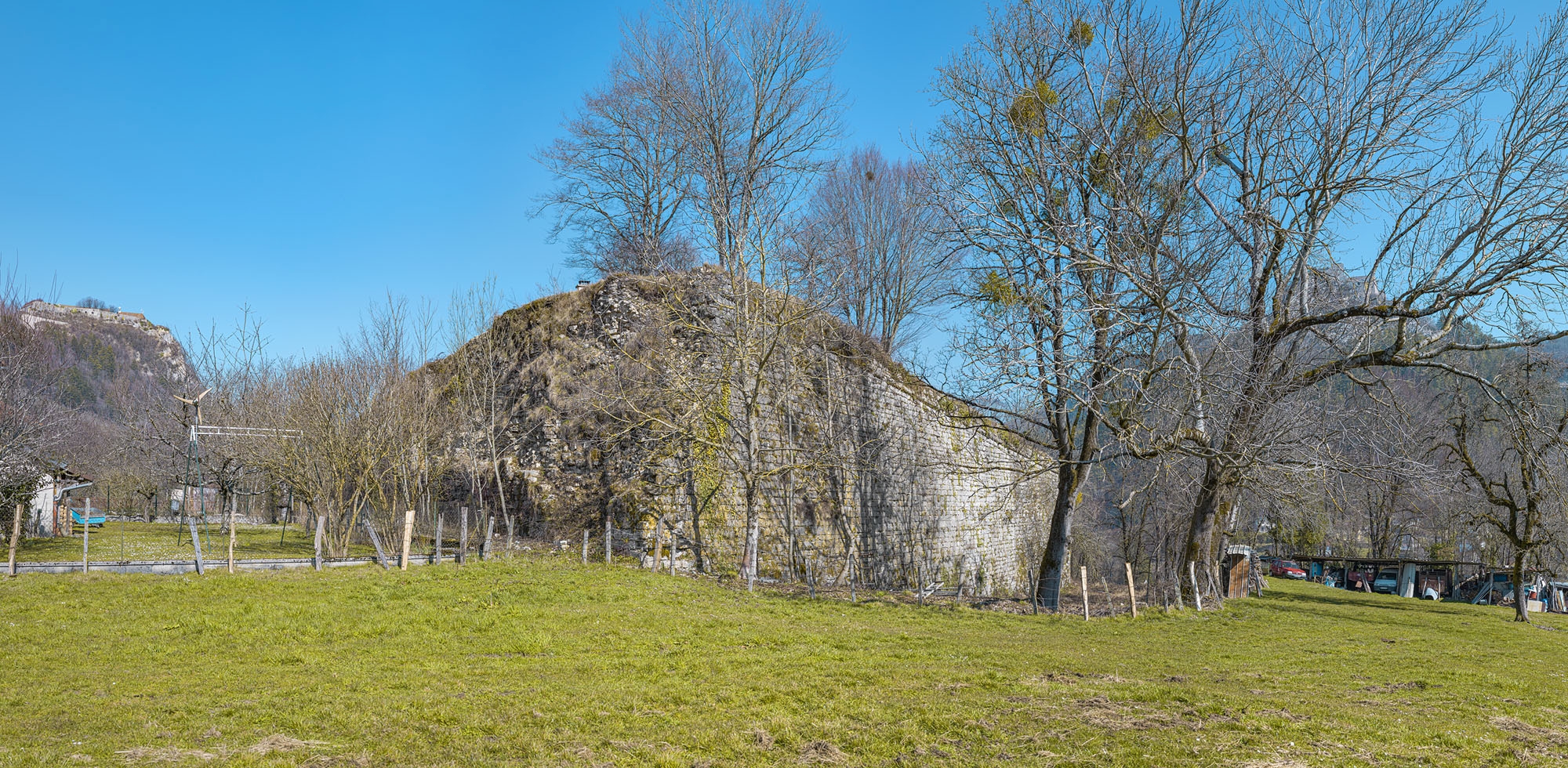 Vue depuis le sud.