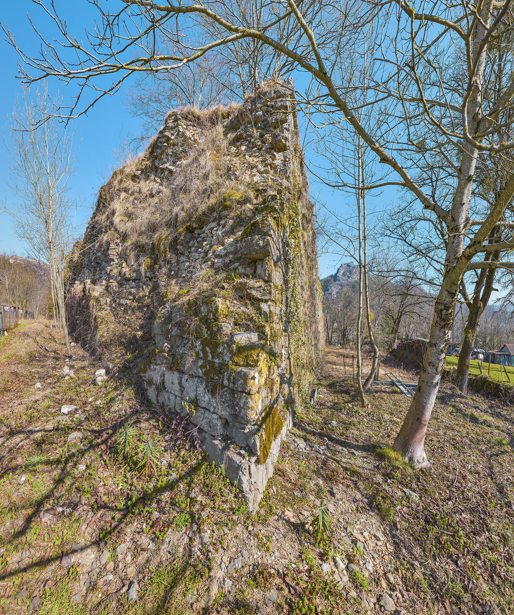 "Pointe" de la lunette tournée vers le sud.