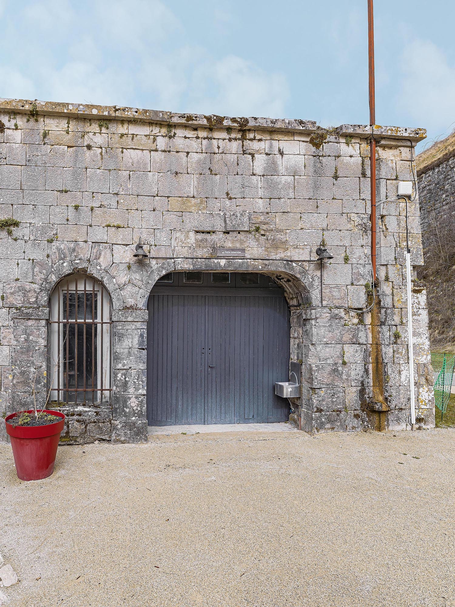La casemate du corps de garde.