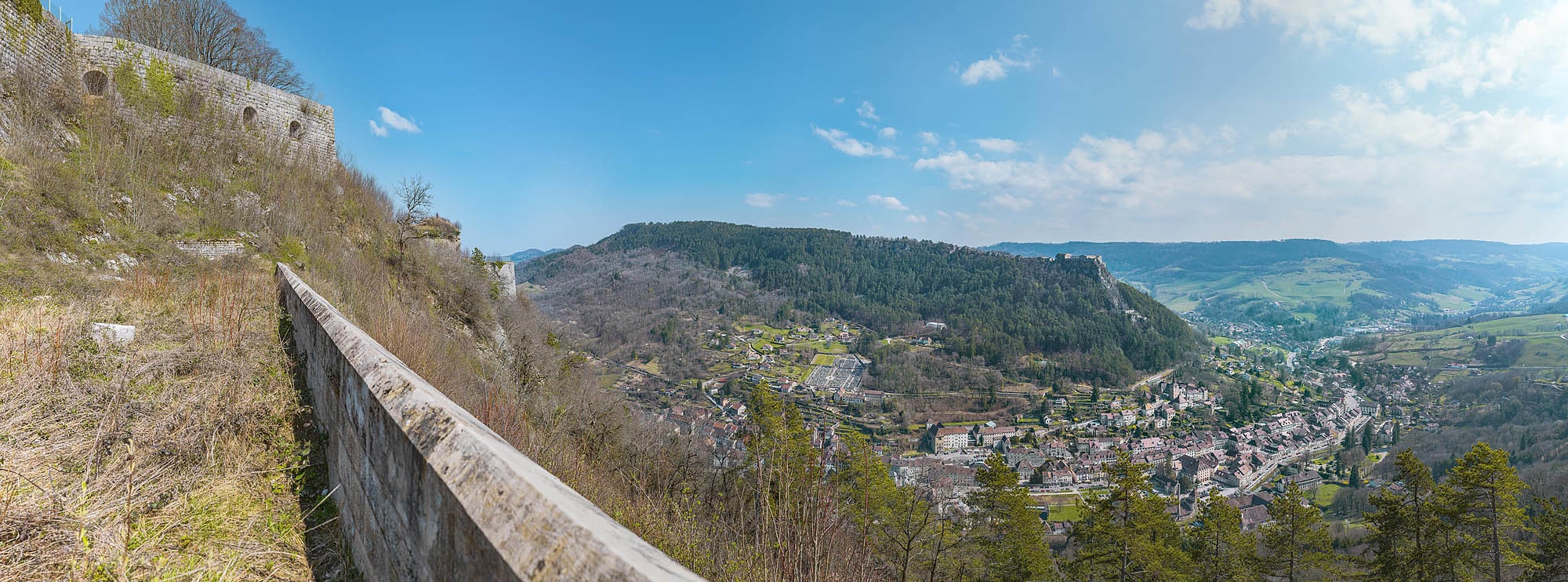 Parapet de la fausse braie (sud-est).