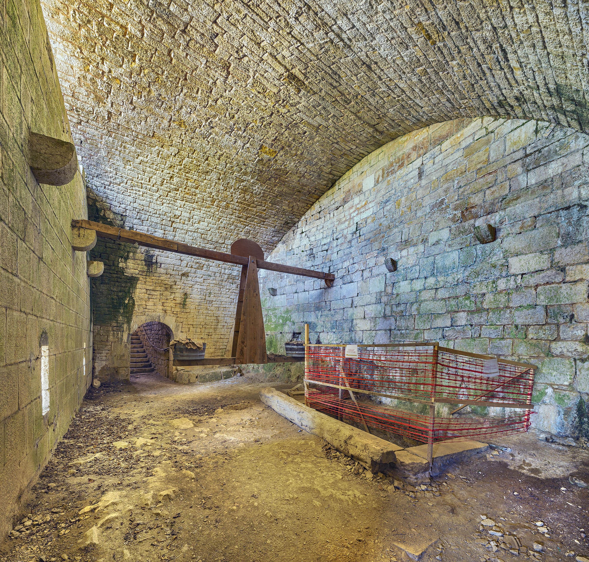 Casemate du demi-bastion est du front d'attaque.