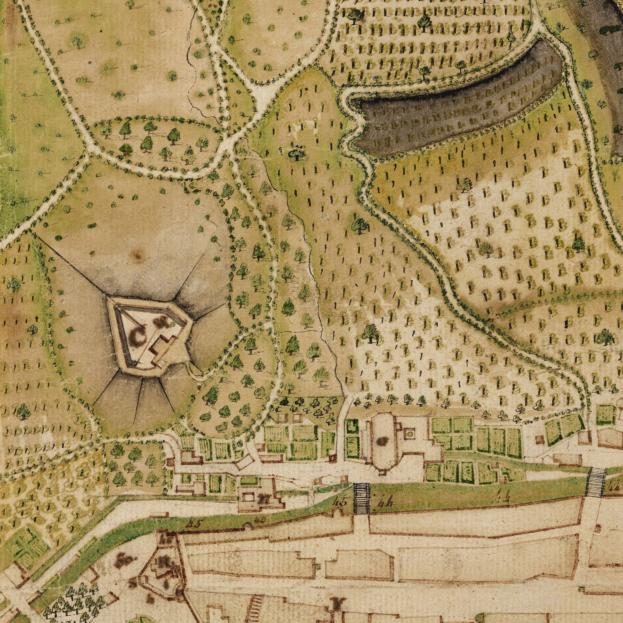 Le fort Bracon. 1782.