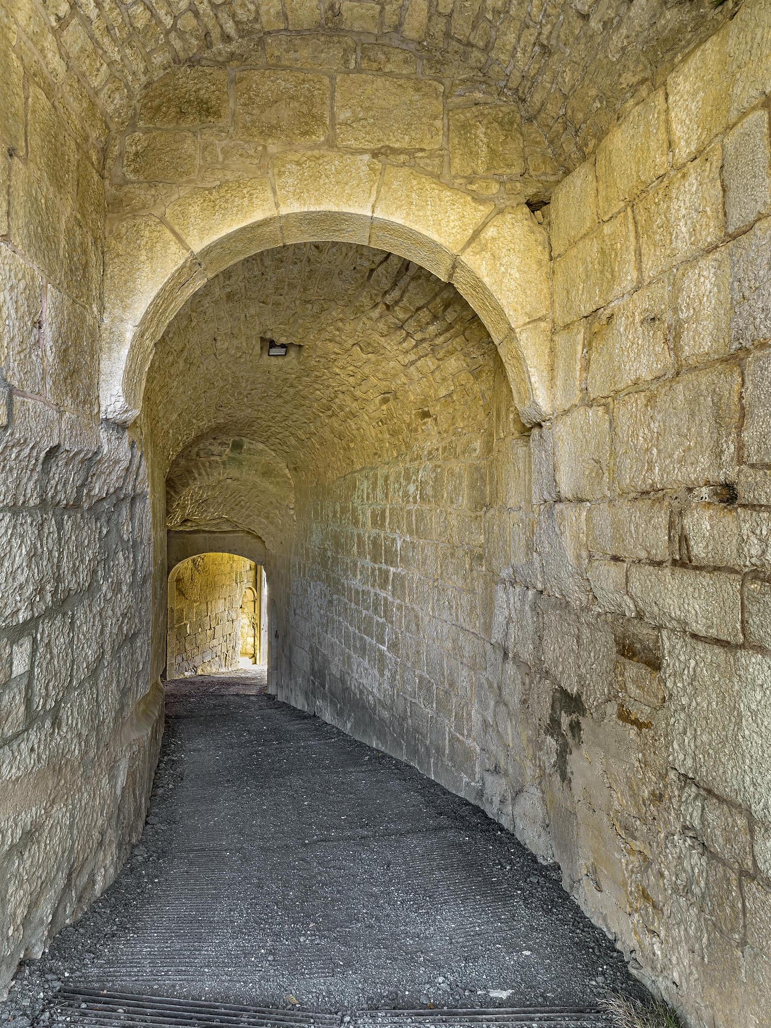 Passage intérieur du cavalier.