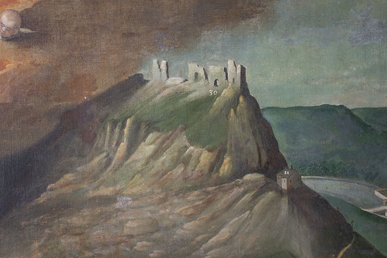 Détail du site de Belin. 1628.
