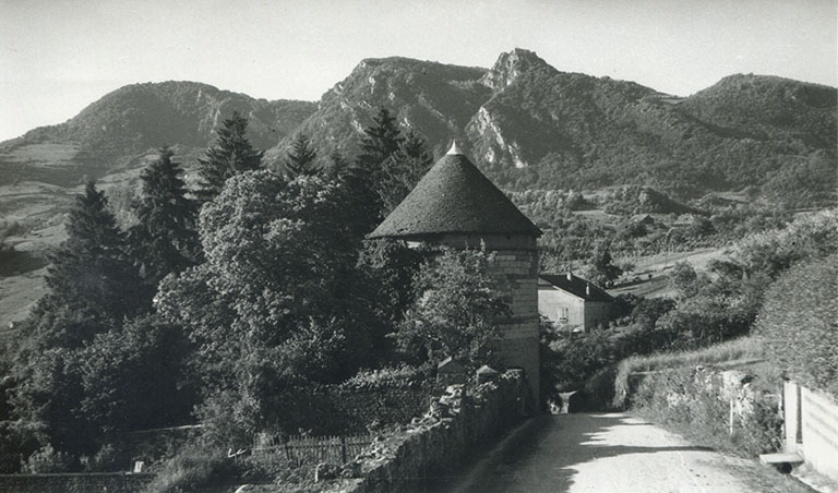 Vue depuis le chemin de la Tour ronde, phot., milieu 20e siècle.