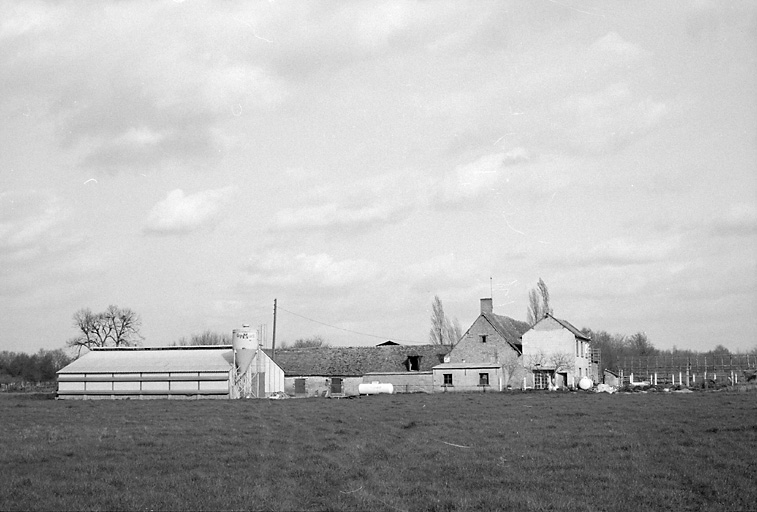 Vue de situation depuis l'ouest, état actuel.