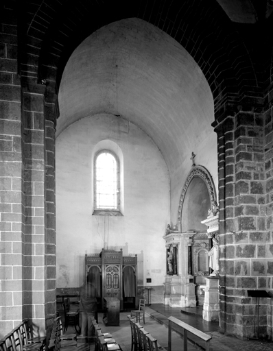 Le bras nord du transept.