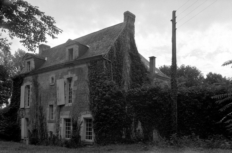 Elévation postérieure du logis.