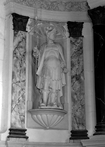 Statue saint Maurice du retable du maître-autel