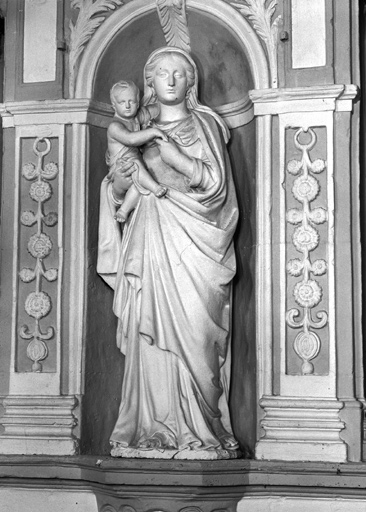 Vierge à l'Enfant : vue générale.