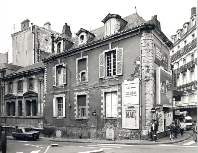 Elévation postérieure sur la rue Louis-de-Romain.