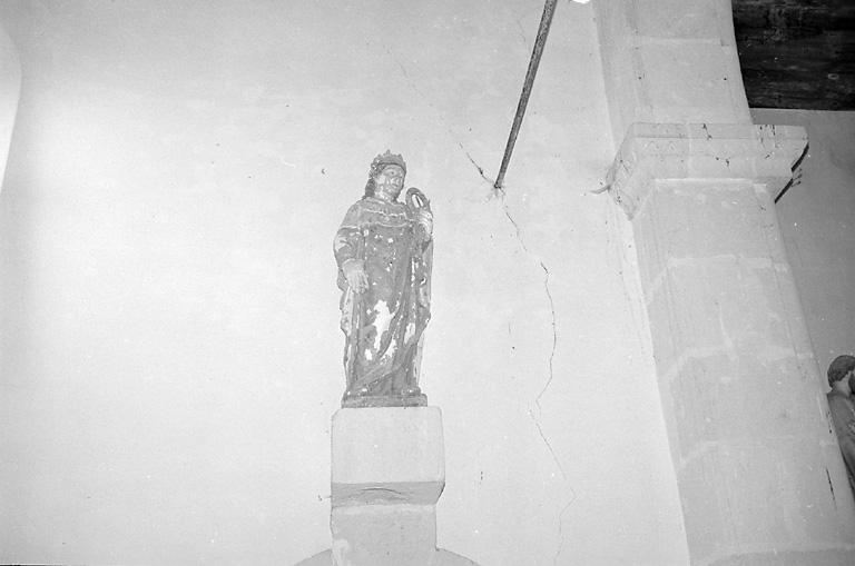 Statue : sainte Catherine d'Alexandrie