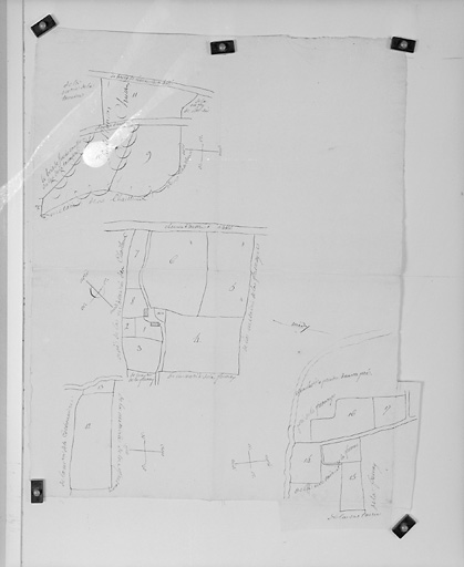 Les Chailleux, plan-terrier du collège de La Flèche.