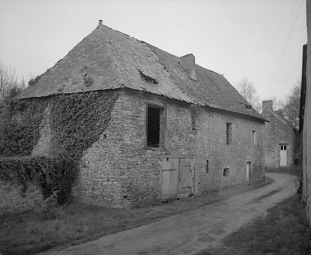 La Jeune-Panne. Moulin : élévations postérieure et latérale gauche.