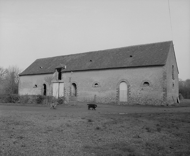 Etable : élévation postérieure.