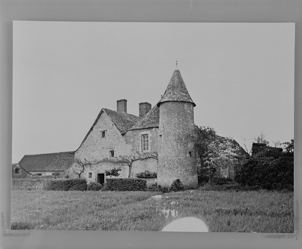Logis, élévation droite, état avant remaniements.