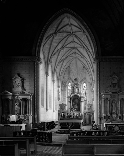 Choeur : vue d'ensemble depuis ouest.