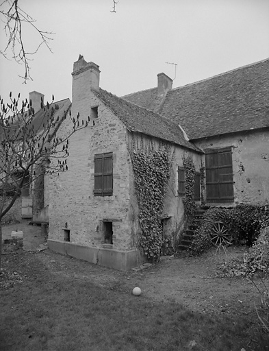 9 rue de l'Epervier. Elévation postérieure (partie droite).