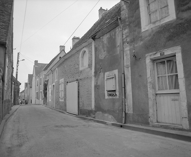 19 rue Basse. Elévation antérieure.