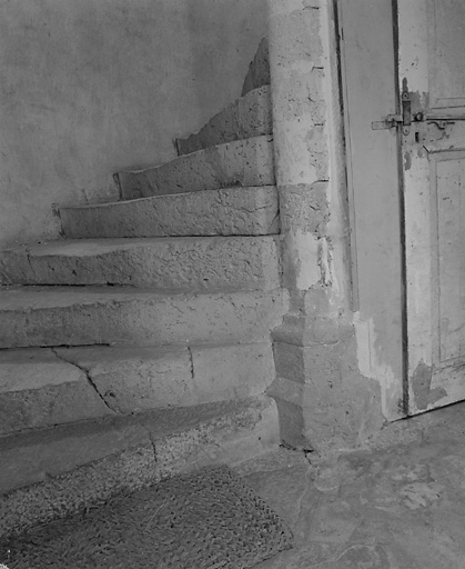 Départ de l'escalier.