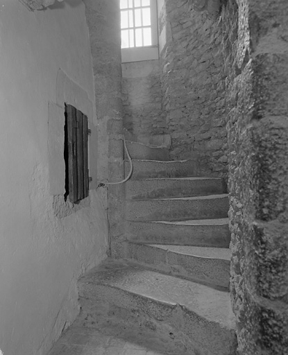 Départ de l'escalier.