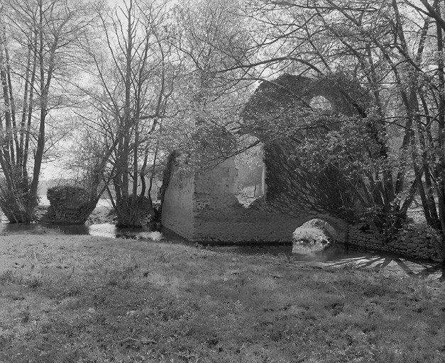 Coing : élévation du côté de l'arrivée d'eau.