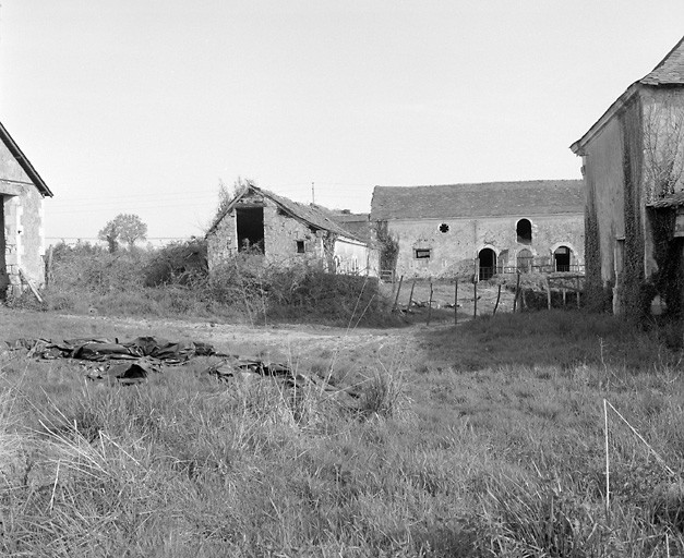 La Cessière. Porcherie : élévation postérieure.