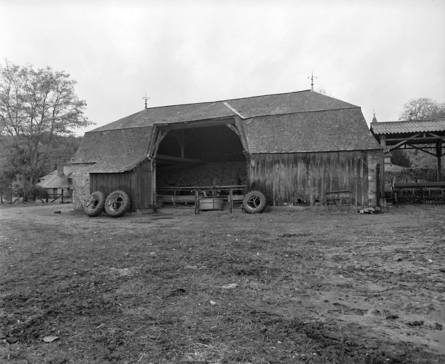 Remise : élévation droite.