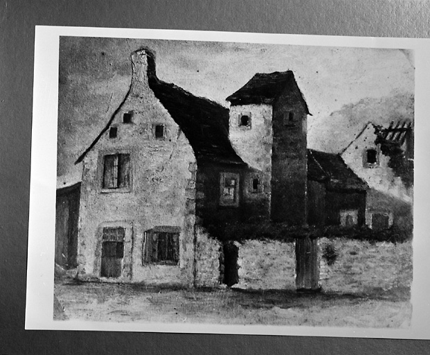 Elévations gauche et antérieure
