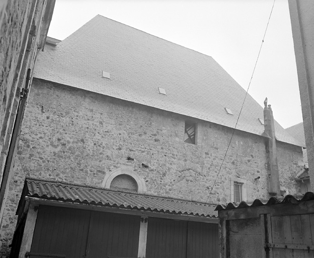 Chapelle : élévation gauche, partie haute.