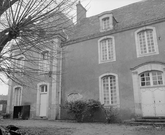 Elévation antérieure, partie gauche.