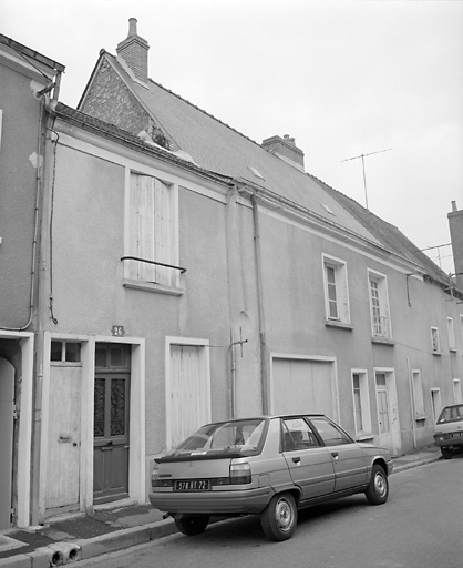 Elévation gauche, partie postérieure.