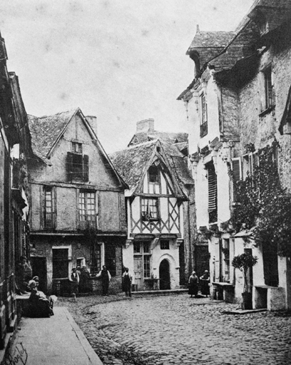 Elévation antérieure avant son remaniement vers 1872.